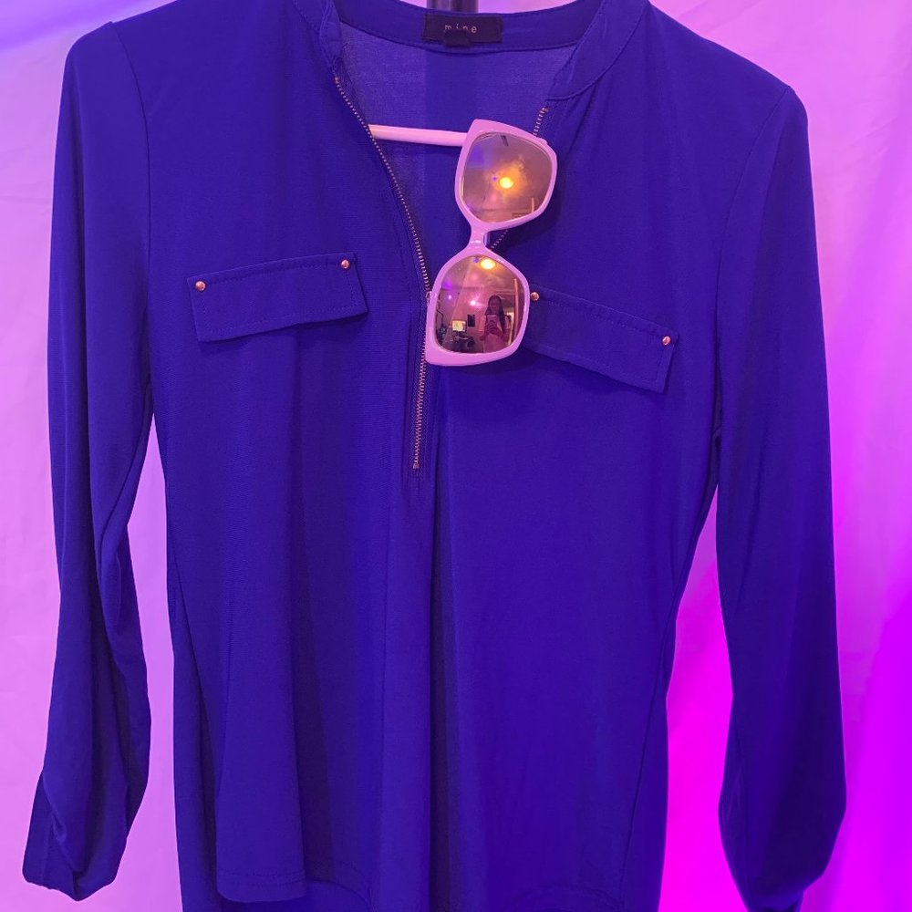 Mine | Small | Blue | Blouse